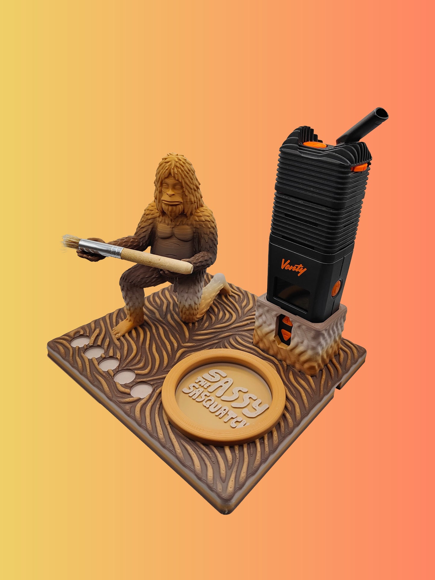 Sassy The Sasquatch Inspired 3d Printed Vape Stand For Various Devices