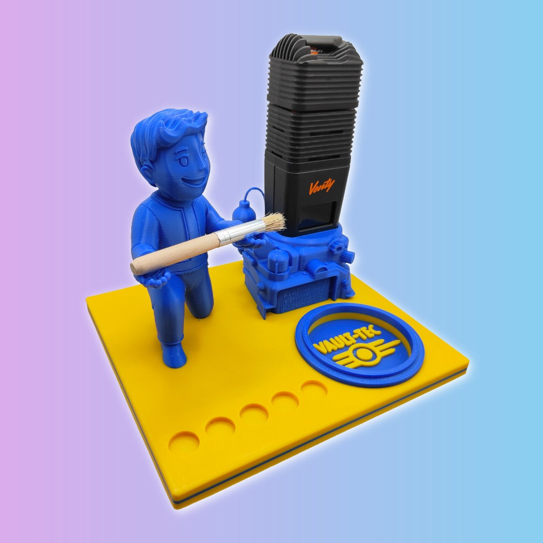 Vault Boy Fallout Inspired 3d Printed Vape Stand For Various Devices