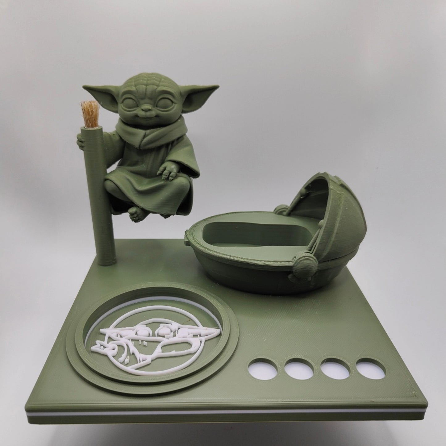Grogu Inspired 3d Printed Vape Stand For Various Devices