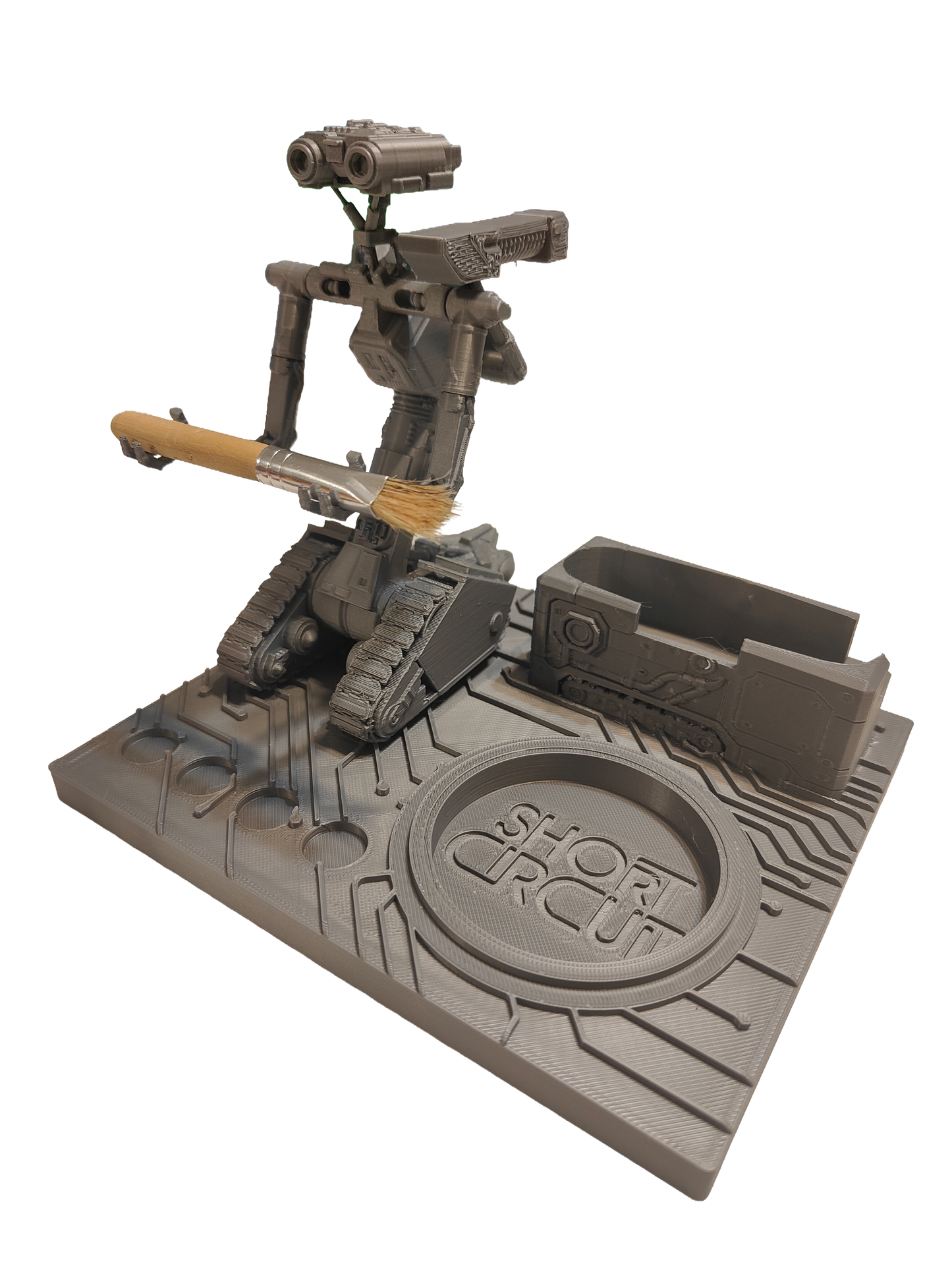 Johnny 5 Short Circuit Inspired 3d Printed Vape Stand For Various Devices