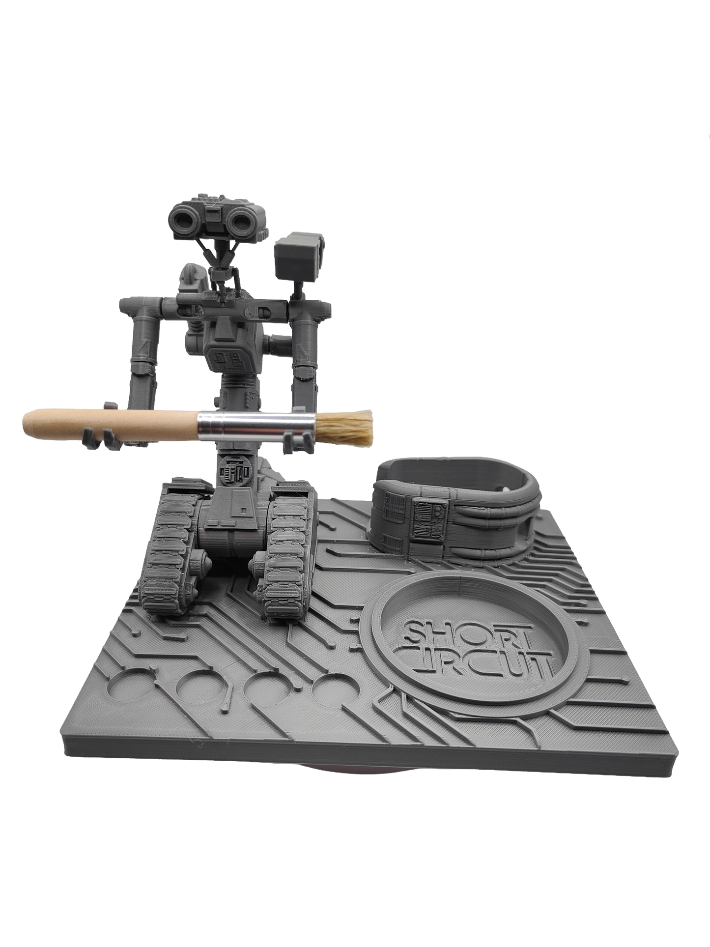 Johnny 5 Short Circuit Inspired 3d Printed Vape Stand For Various Devices