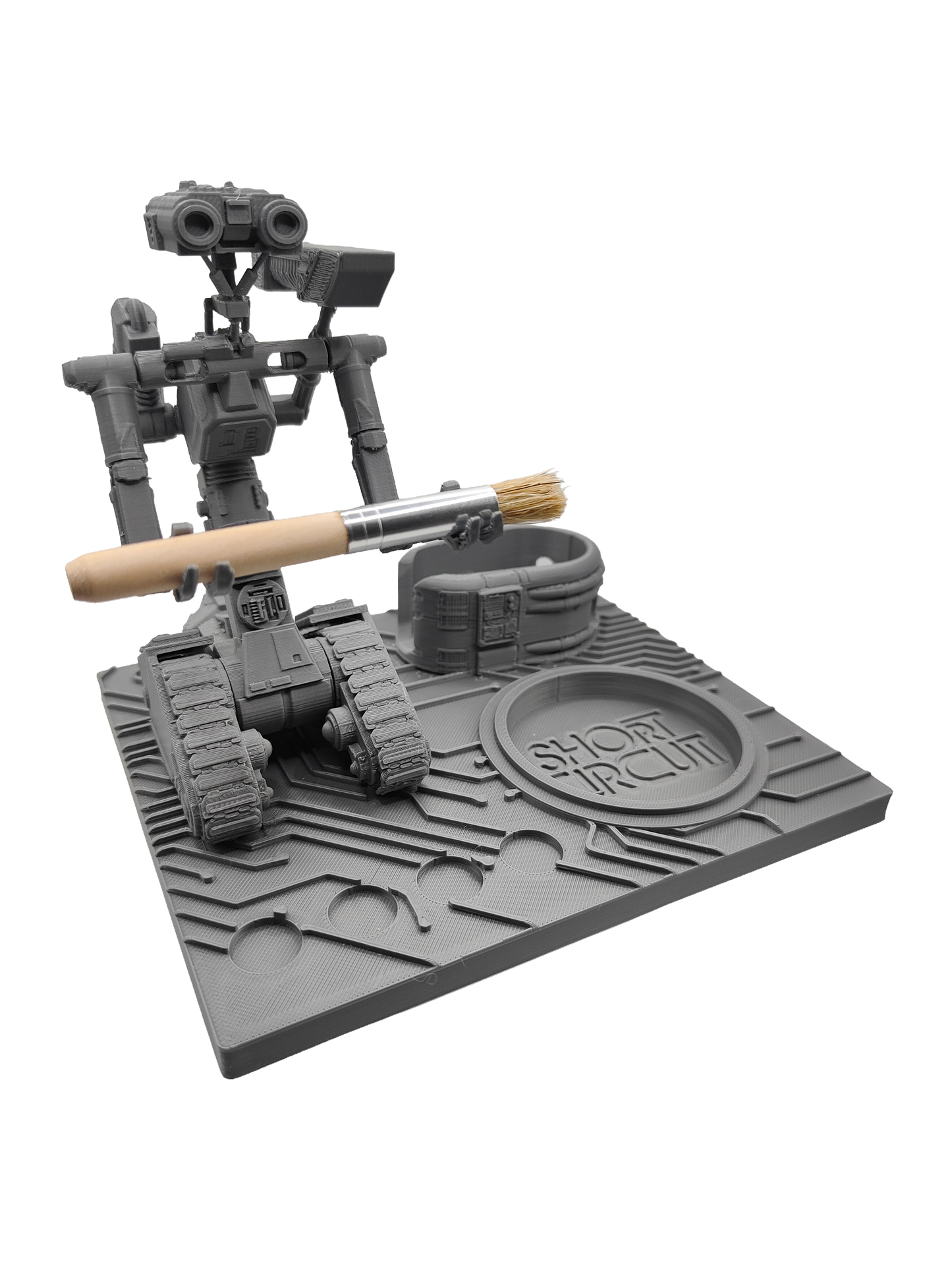 Johnny 5 Short Circuit Inspired 3d Printed Vape Stand For Various Devices