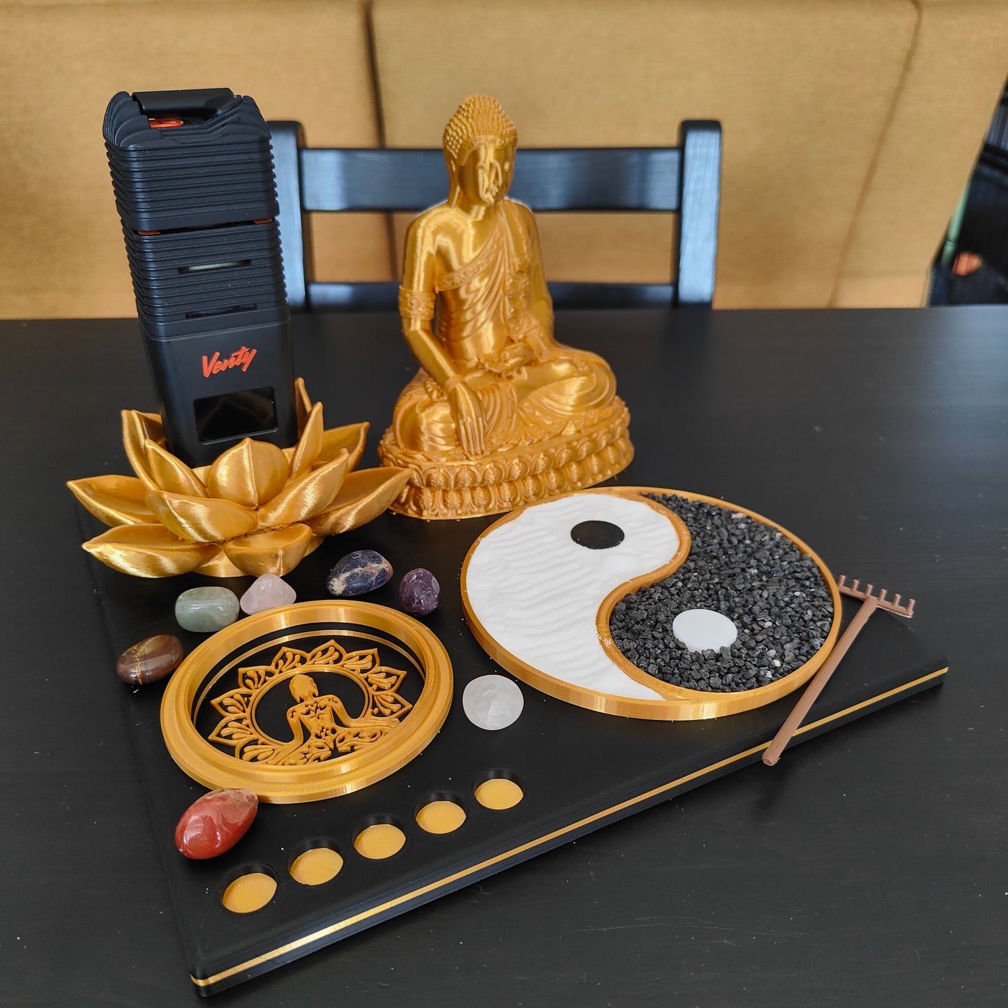 Buddha Zen Garden 3d Printed Vape Stand For Various Devices