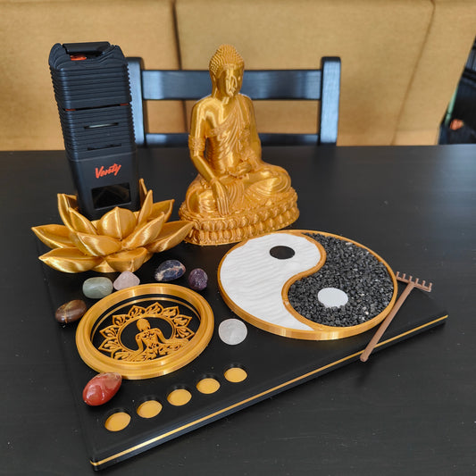 Buddha Zen Garden 3d Printed Vape Stand For Various Devices