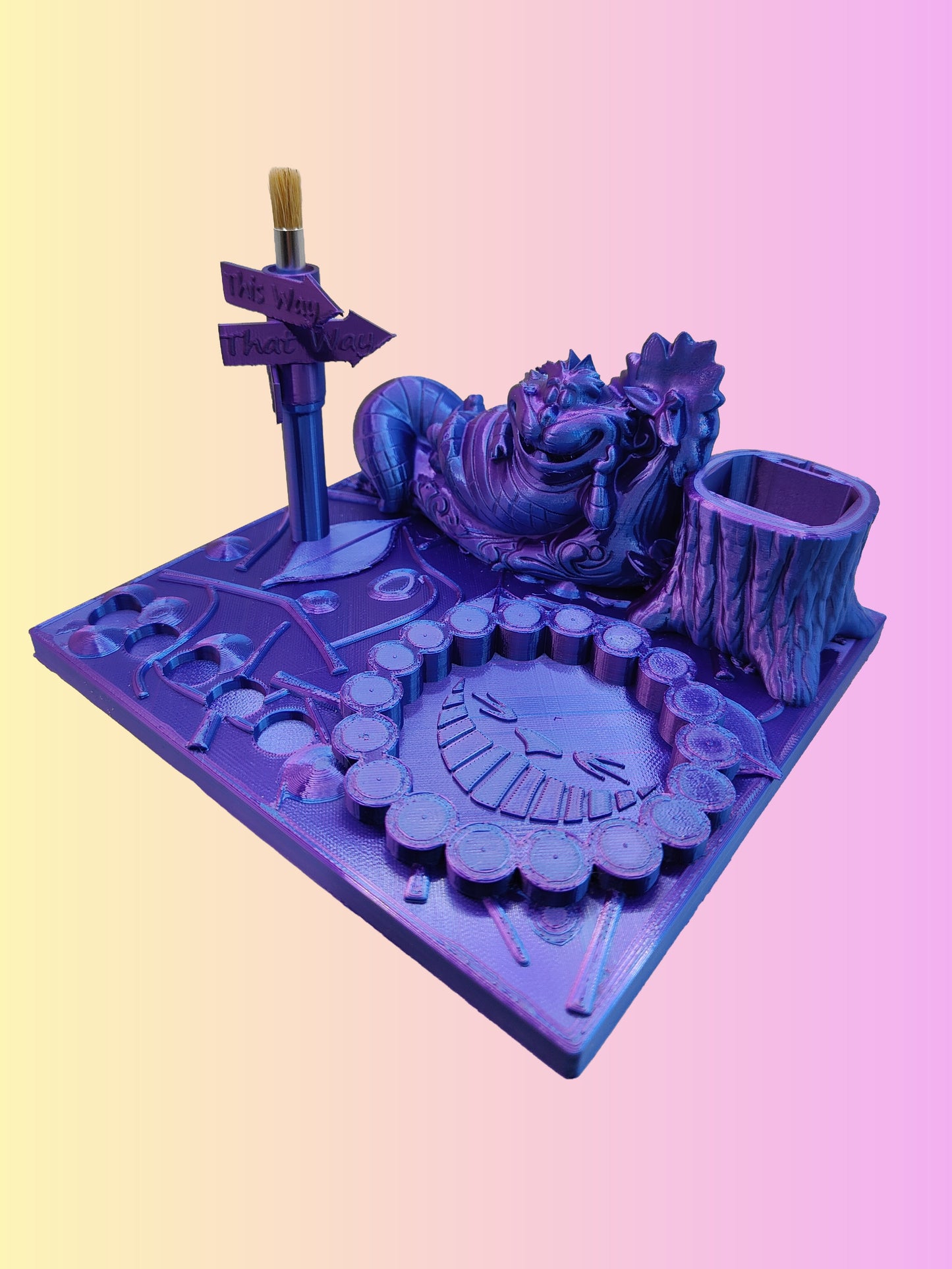The Cheshire Cat Inspired 3d Printed Vape Stand For Various Devices