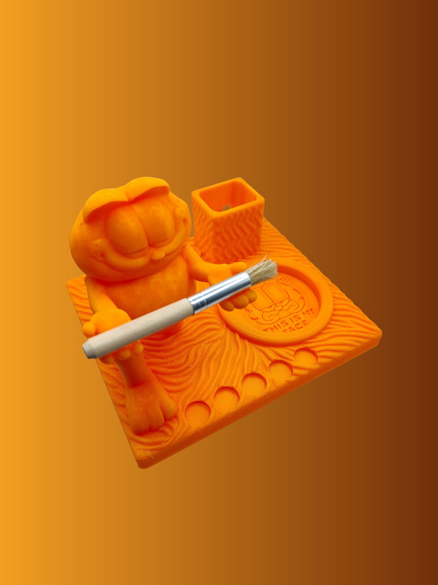 Garfield Inspired 3d Printed Stand For Various Devices