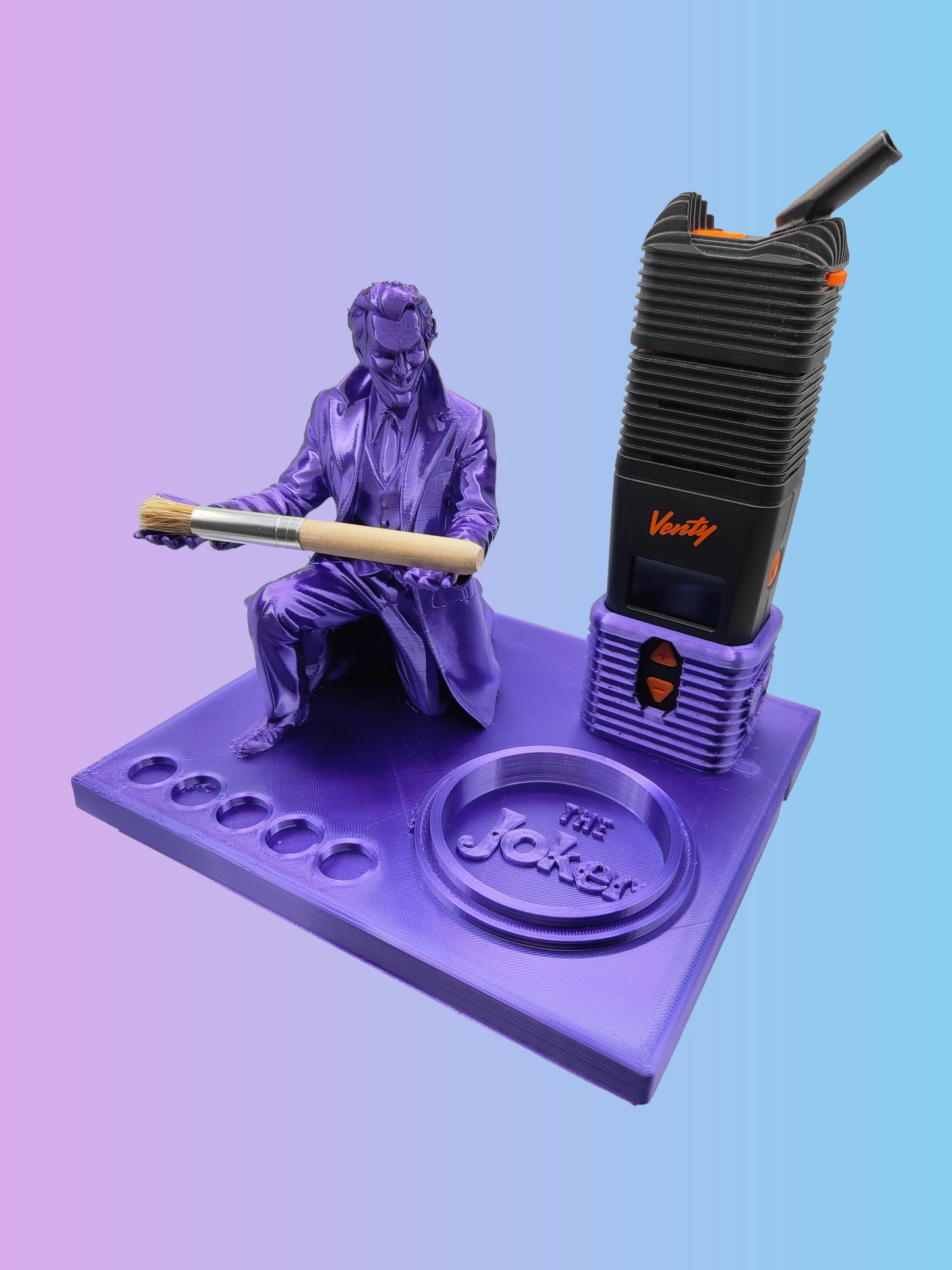 The Joker Inspired 3d Printed Vape Stand For Various Devices