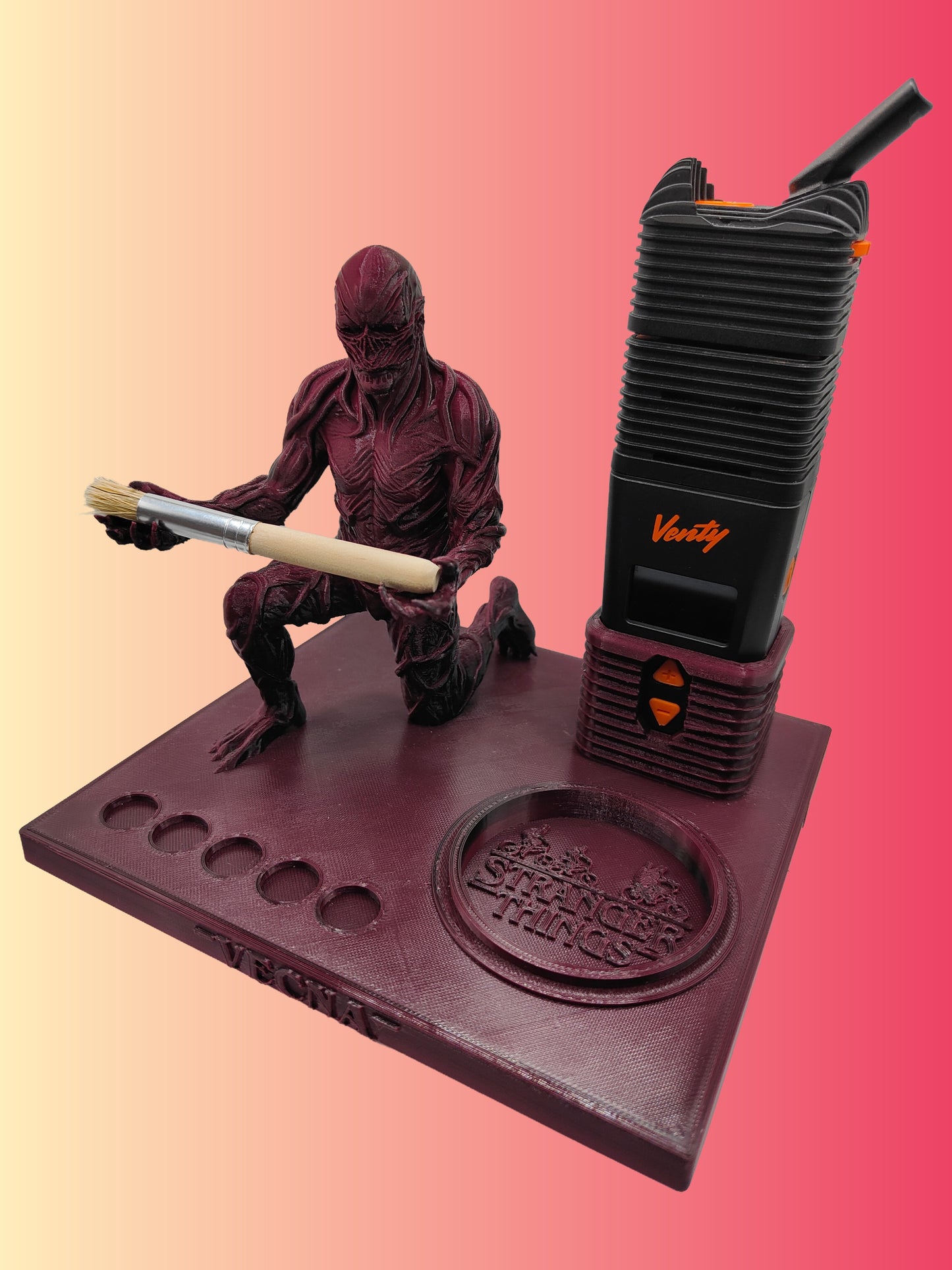 Vecna Inspired 3d Printed Vape Stand For Various Devices
