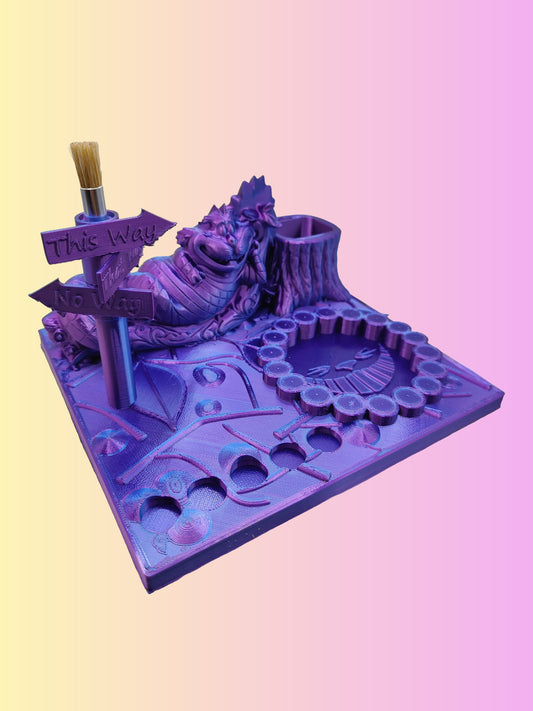 Cheshire Cat Inspired 3d Printed Vape Stand For Various Devices