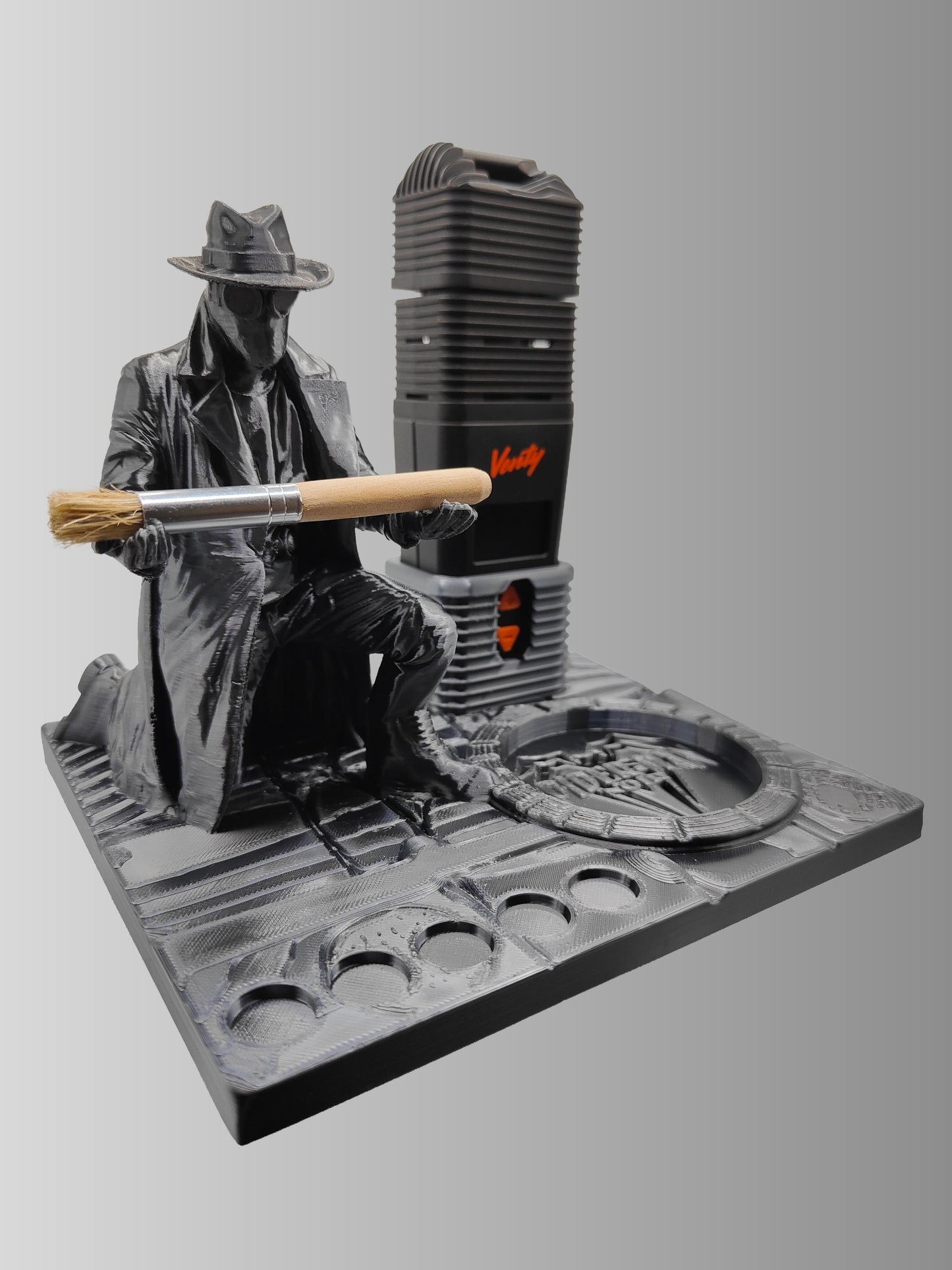 Spiderman Noir Inspired 3d Printed Vape Stand For Various Devices