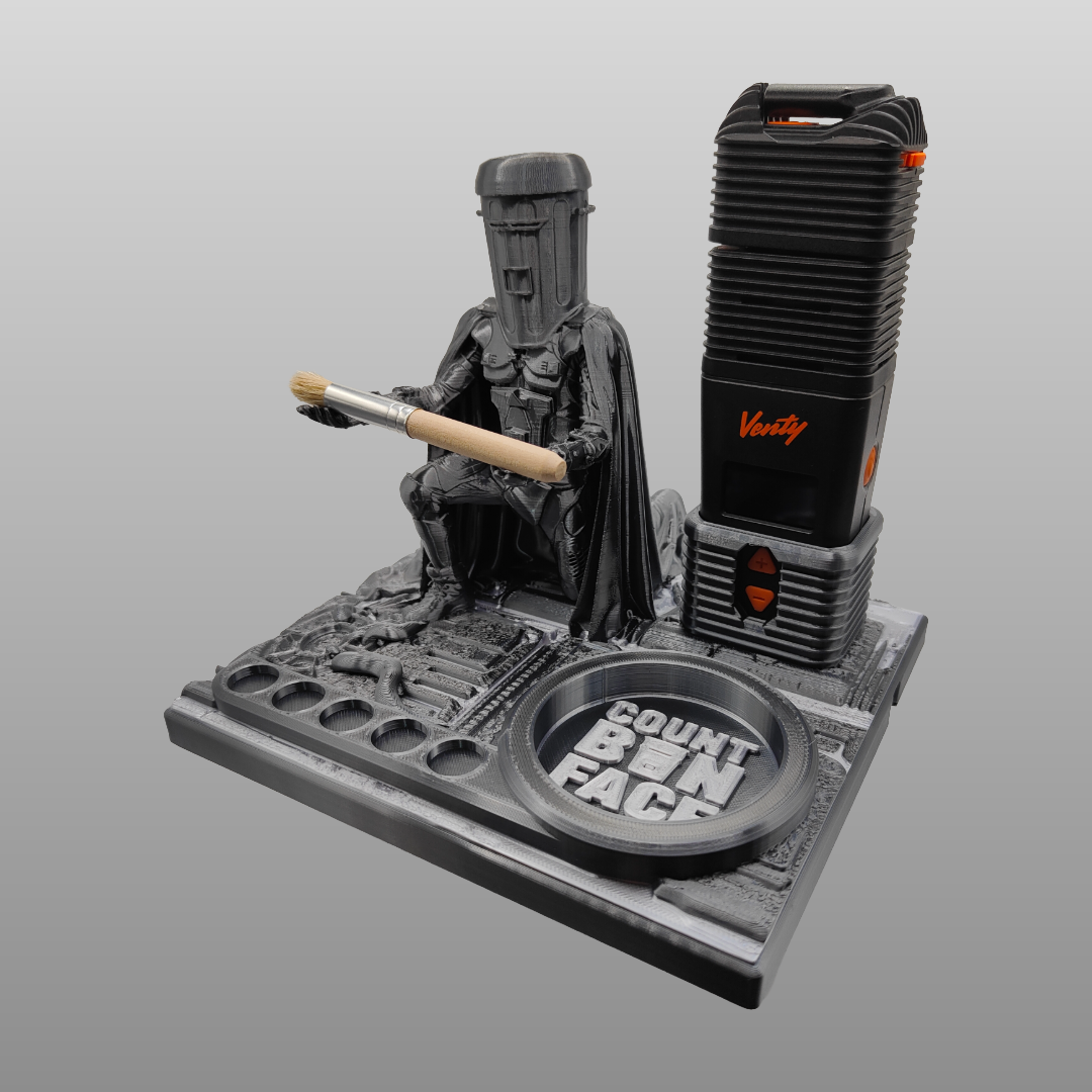 Count Binface Inspired 3d Printed Vape Stand For Various Devices