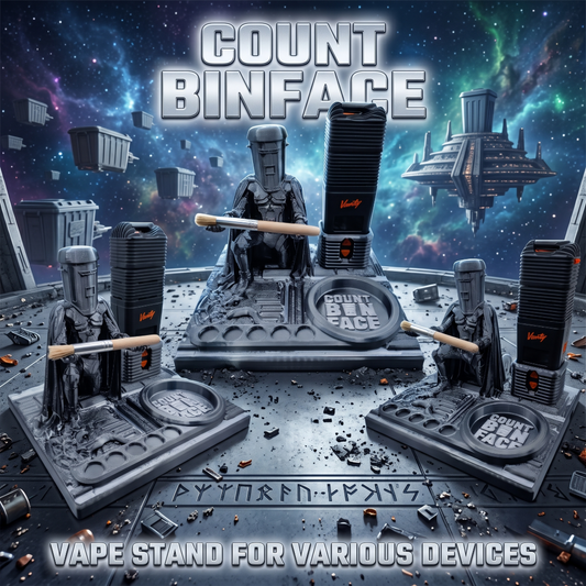 Count Binface Inspired 3d Printed Vape Stand For Various Devices