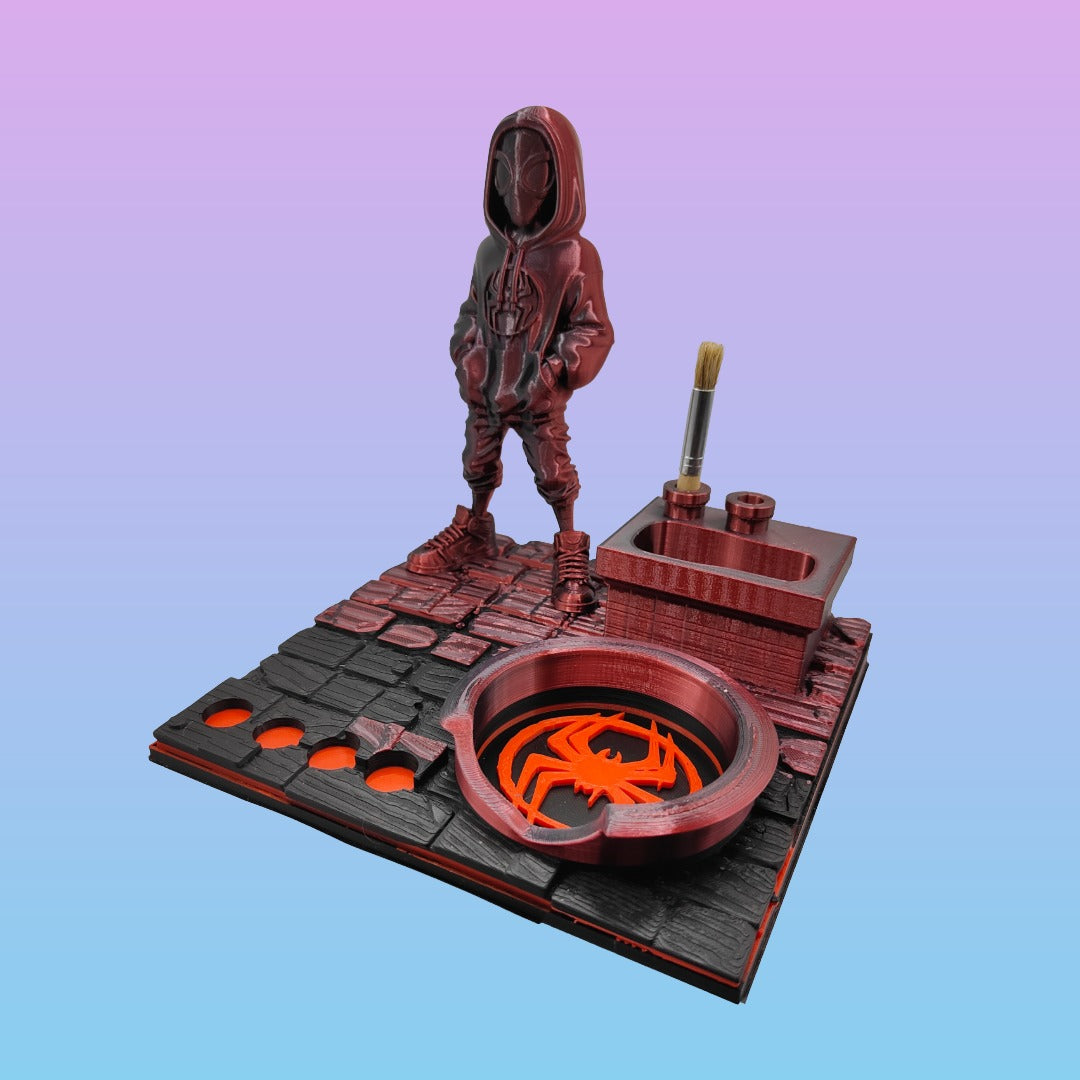 Miles Morales Inspired 3d Printed Vape Stand For Various Devices