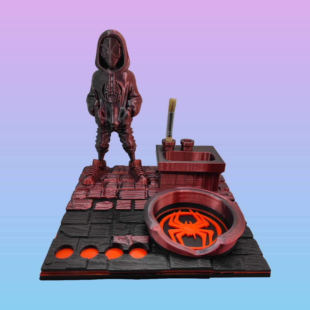 Miles Morales Inspired 3d Printed Vape Stand For Various Devices