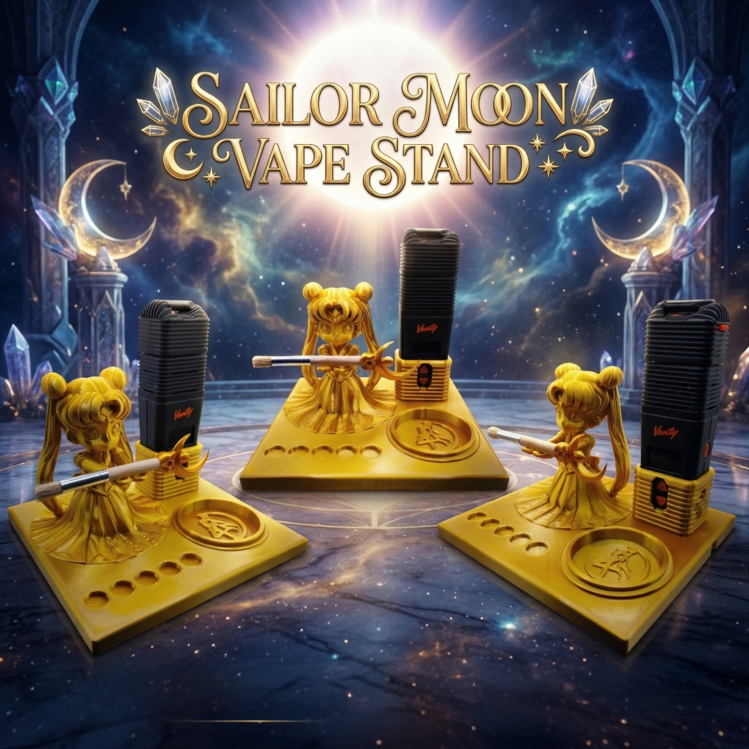 Sailor Moon Inspired 3d Printed Vape Stand For Various Devices
