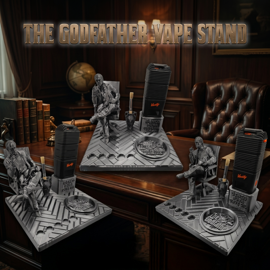 The Godfather Inspired 3d Printed Vape Stand For Various Devices