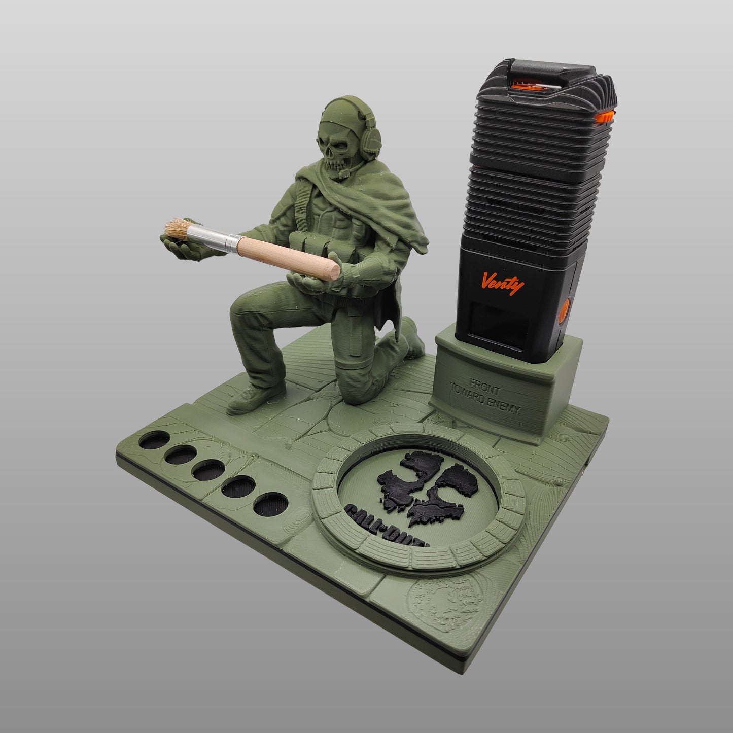 The Ghost Inspired 3d Printed Vape Stand For Various Devices