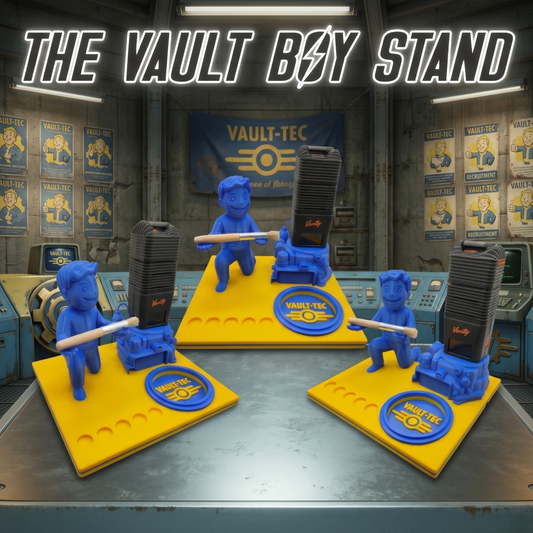 Vault Boy Fallout Inspired 3d Printed Vape Stand For Various Devices
