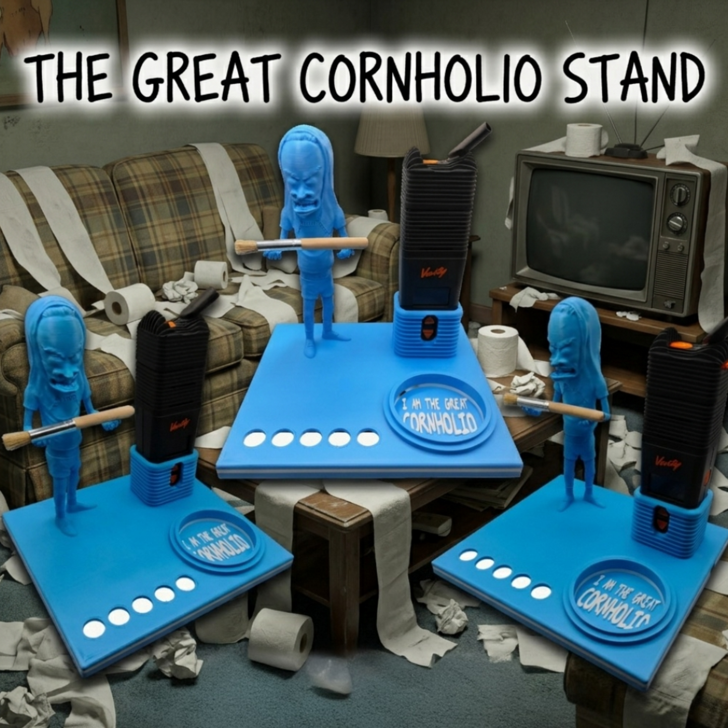 Cornholio Inspired 3d Printed Vape Stand For Various Devices