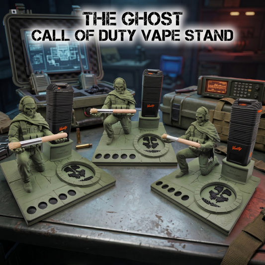 The Ghost Inspired 3d Printed Vape Stand For Various Devices