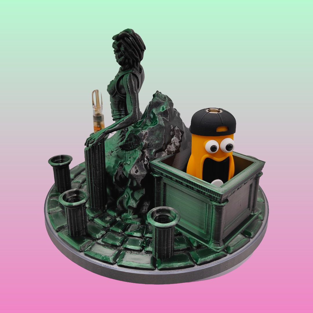 The Medusa– Custom 3D Printed 510 Cartridge & Battery Stand