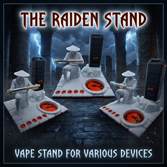Raiden 3d Printed Vape Stand For Various Devices
