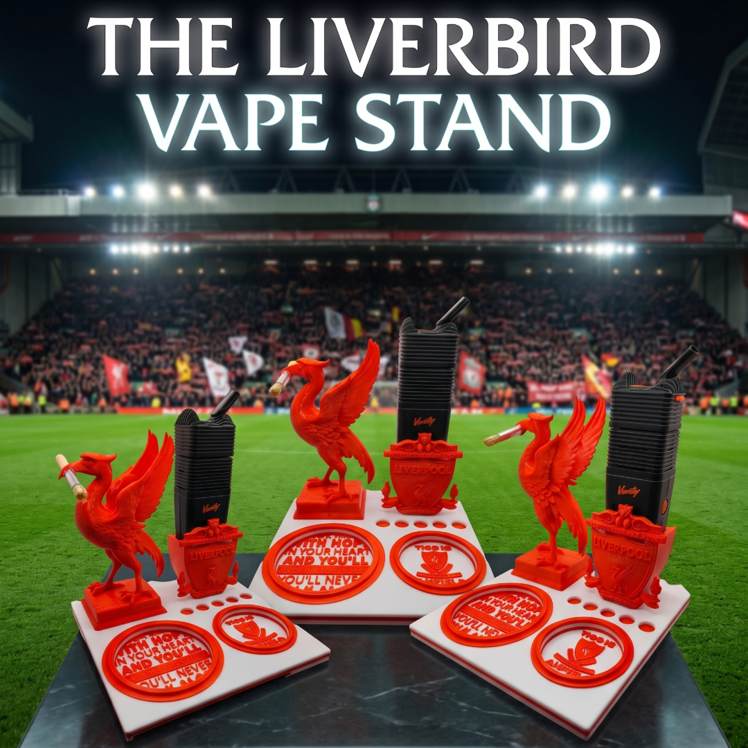 Liverbird Inspired 3d Printed Vape Stand For Various Devices