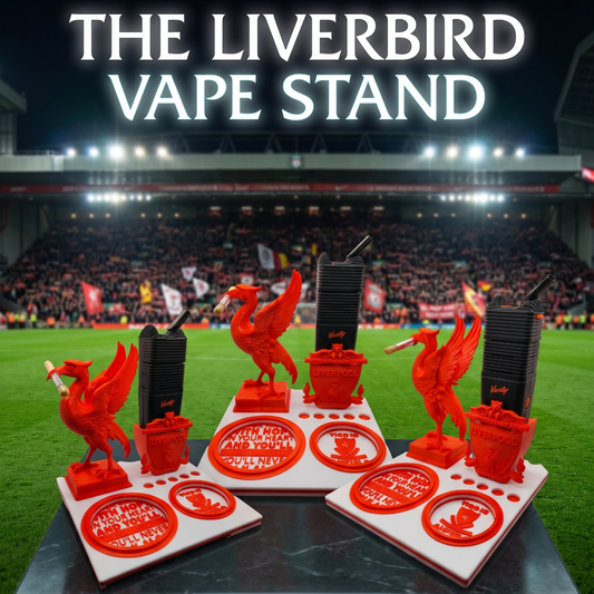 Liverbird Inspired 3d Printed Vape Stand For Various Devices
