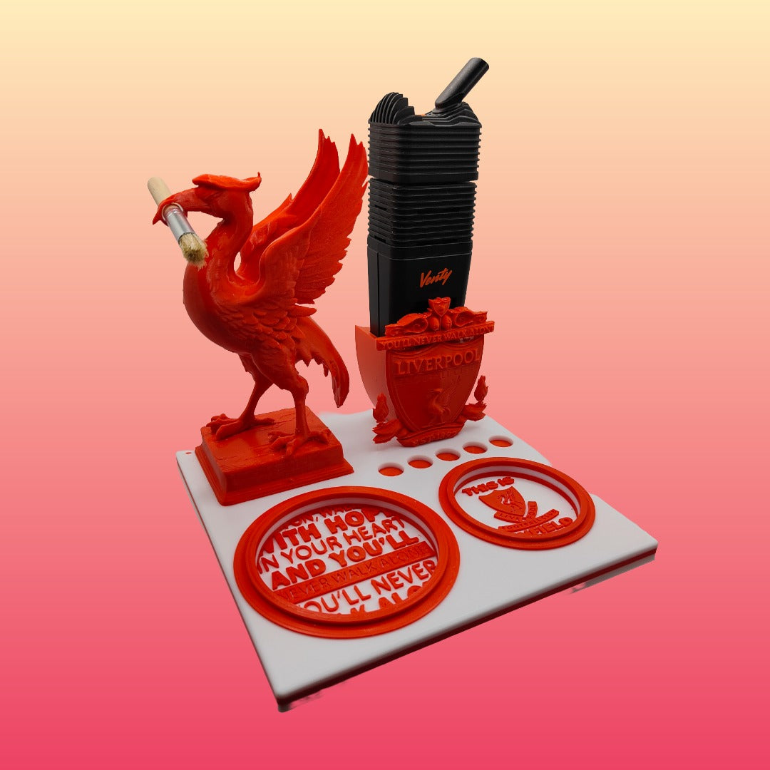 Liverbird Inspired 3d Printed Vape Stand For Various Devices