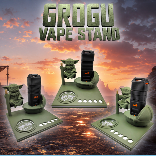 Grogu Inspired 3d Printed Vape Stand For Various Devices