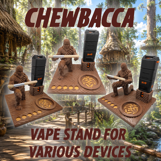 Chewbacca Inspired 3d Printed Vape Stand For Various Devices