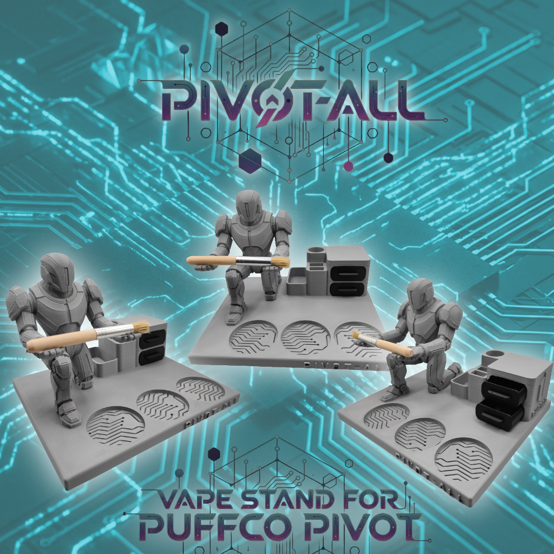 PIVOT-ALL 3d Printed Vape Stand - Compatible With Puffco Pivot