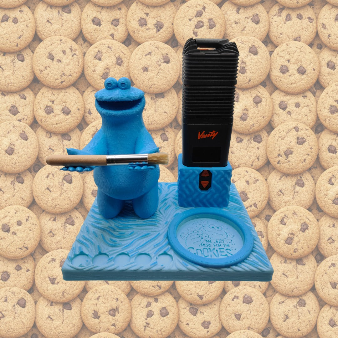 COOKIE MONSTER Inspired 3d Printed Stand For Various Devices