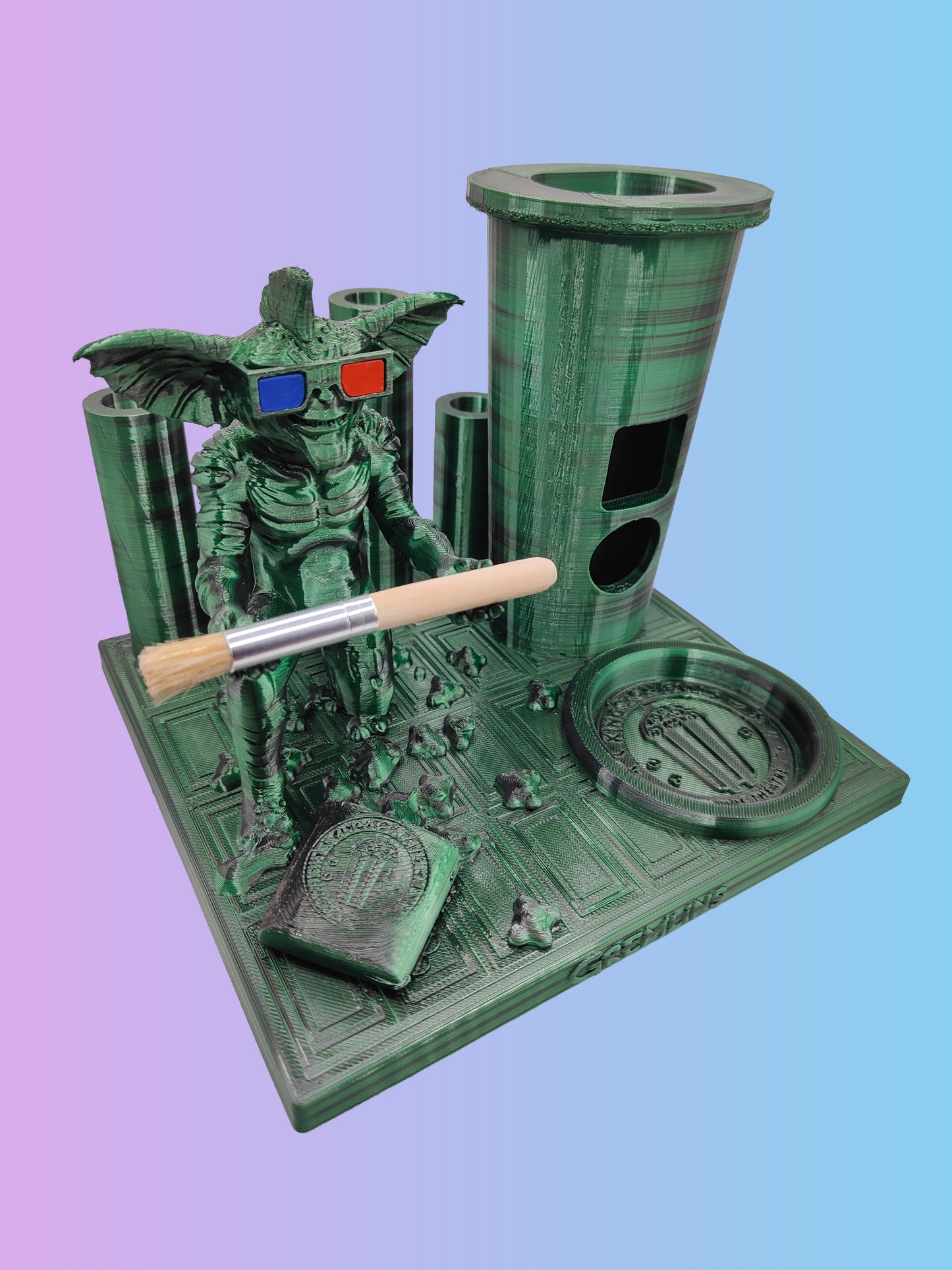Stripe Gremlins Inspired 3d Printed Vape Stand For Various Devices