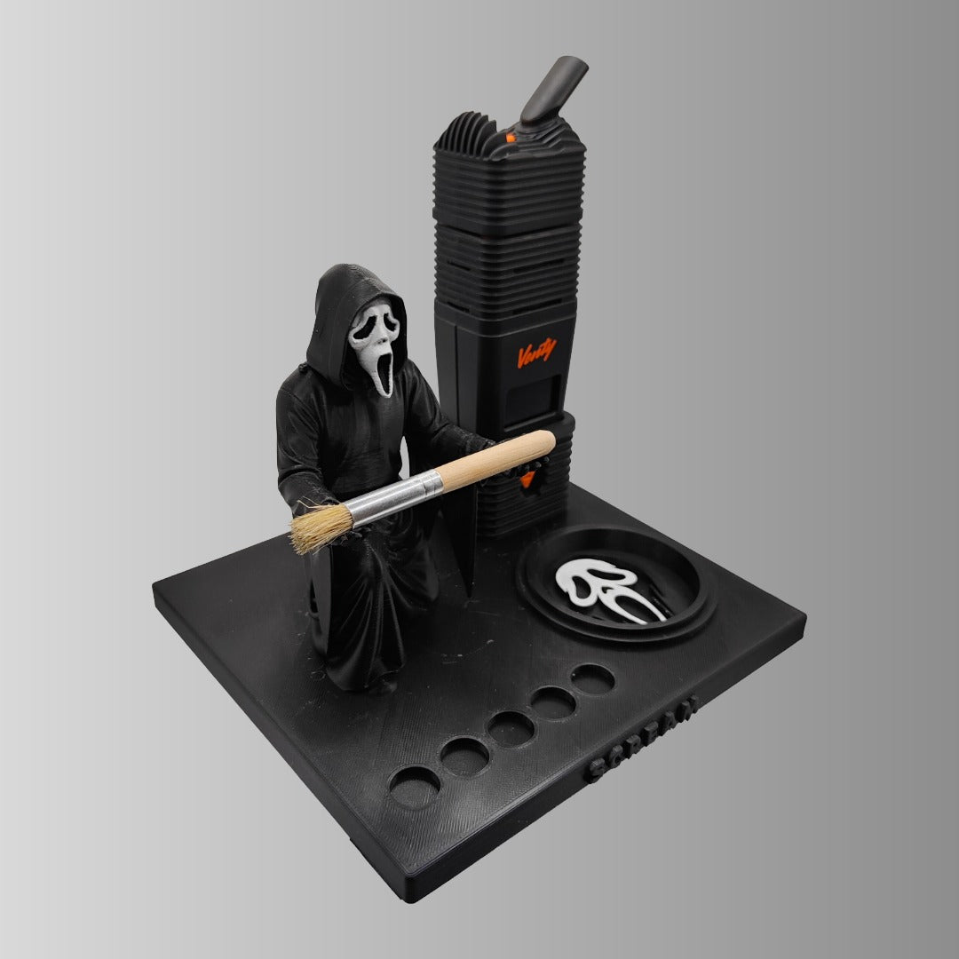 Scream Ghostface Inspired 3d Printed Vape Stand For Various Devices