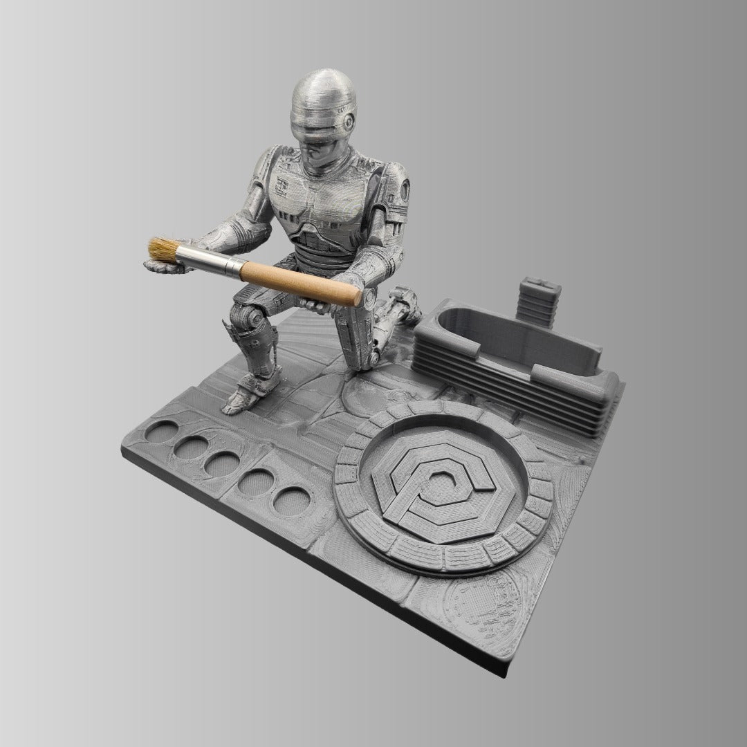 Robocop Inspired 3d Printed Vape Stand For Various Devices
