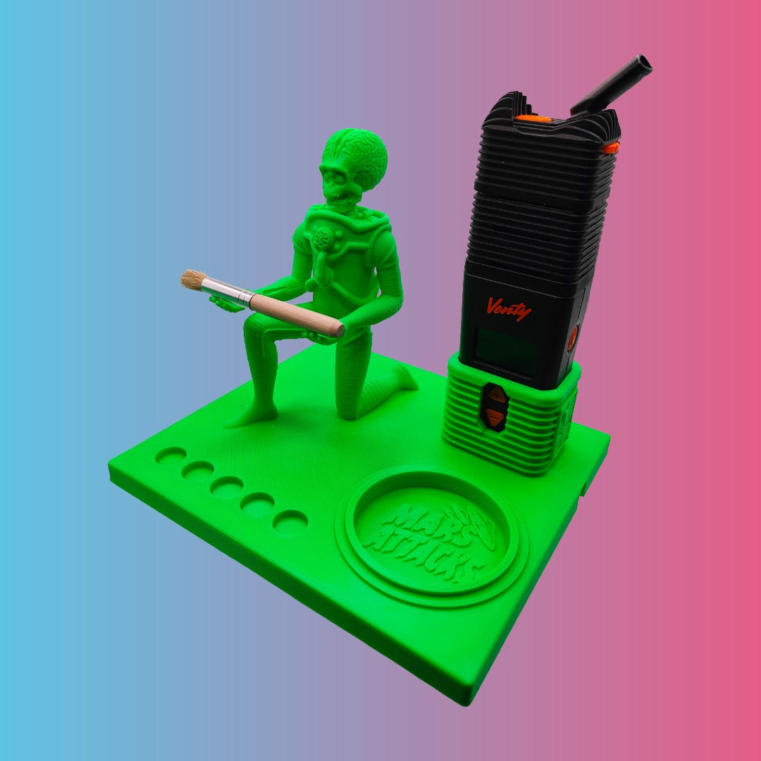 Mars Attacks Inspired 3d Printed Vape Stand For Various Devices