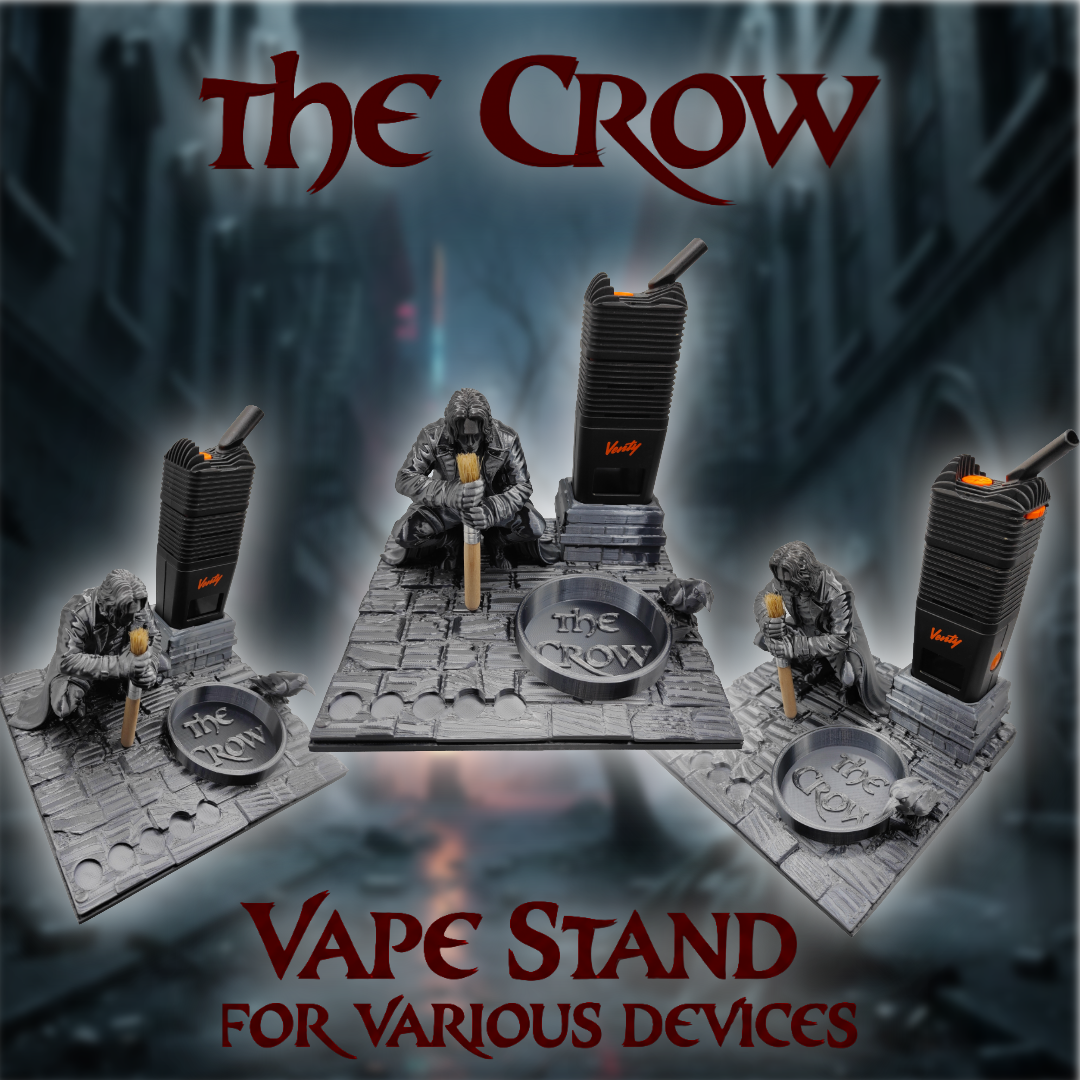 The Crow Inspired 3d Printed Vape Stand For Various Devices