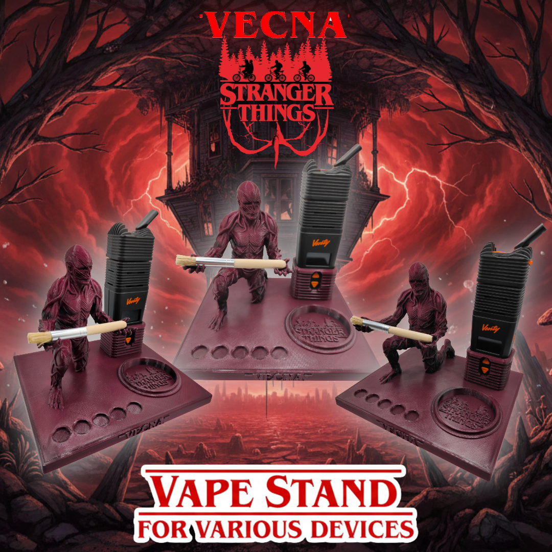 Vecna Inspired 3d Printed Vape Stand For Various Devices