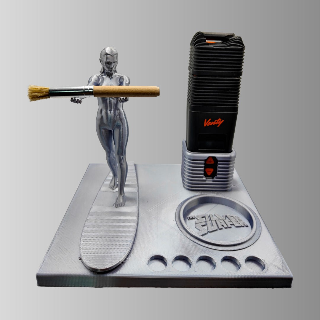 The Silver Surfer Inspired 3d Printed Vape Stand For Various Devices