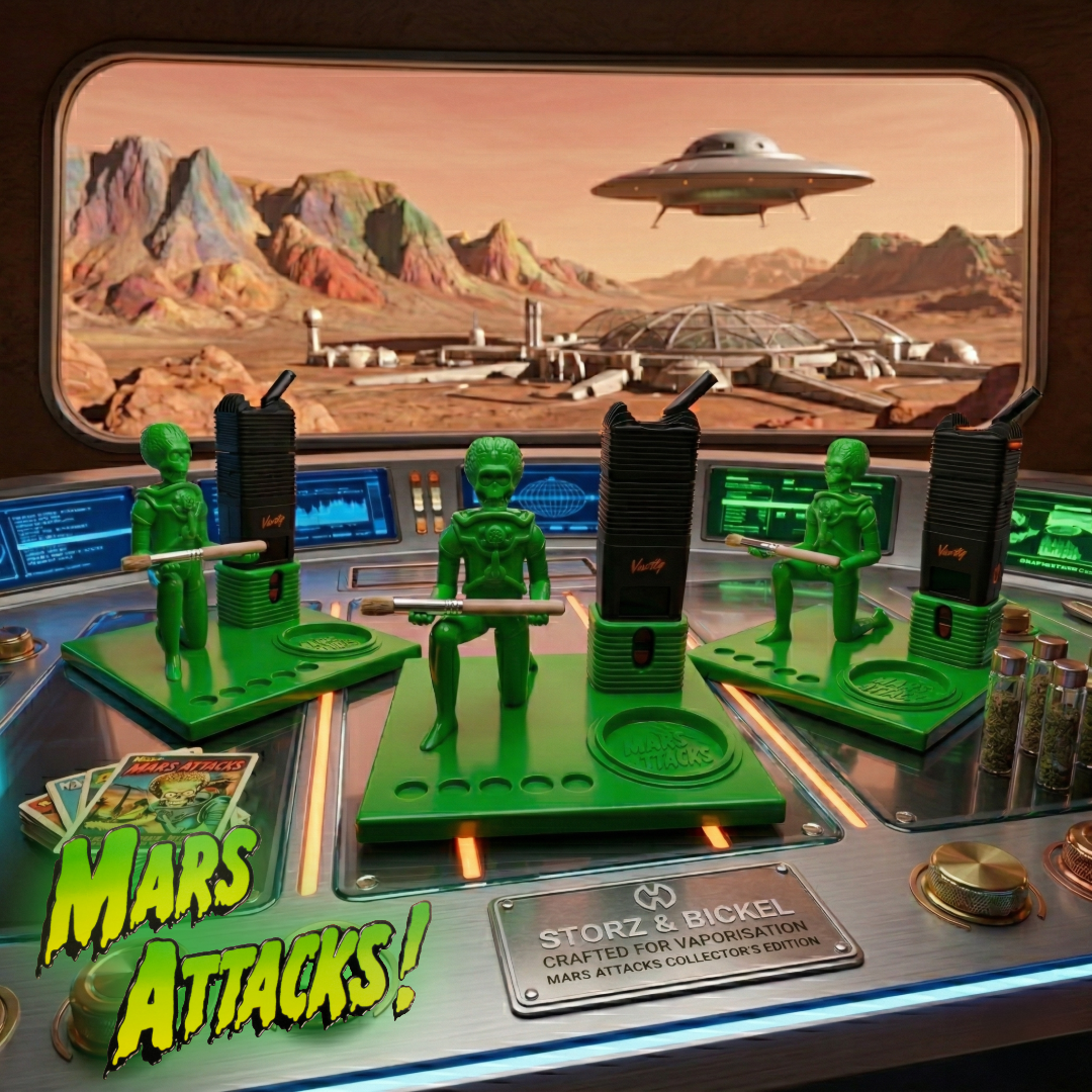 Mars Attacks Inspired 3d Printed Vape Stand For Various Devices