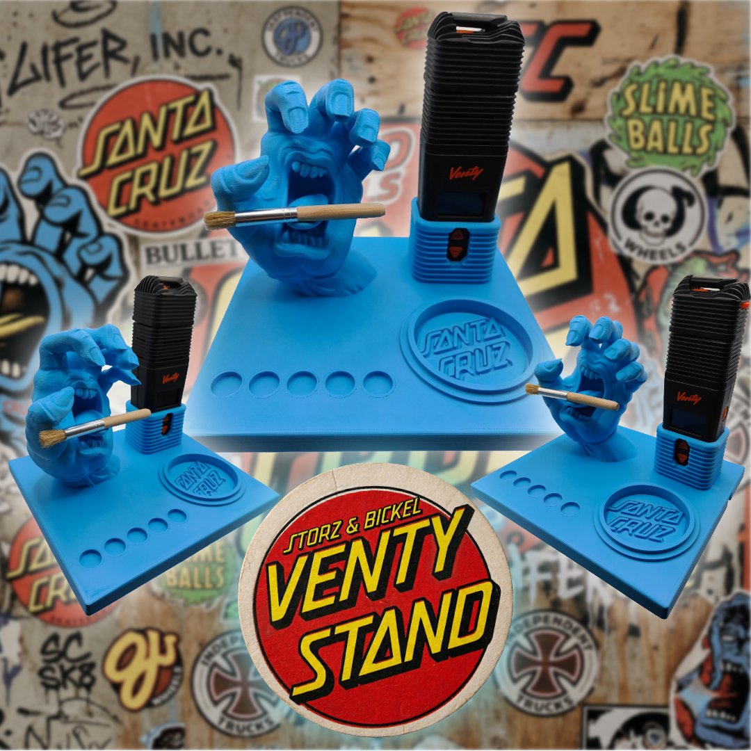 Santa Cruz Inspired 3d Printed Vape Stand For Various Devices