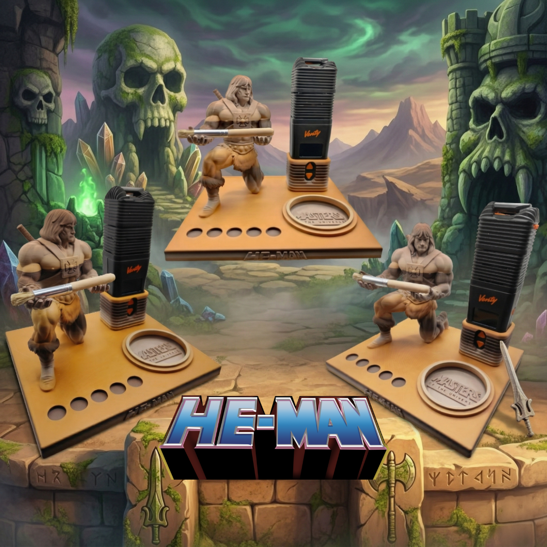 He-Man Inspired 3d Printed Vape Stand For Various Devices
