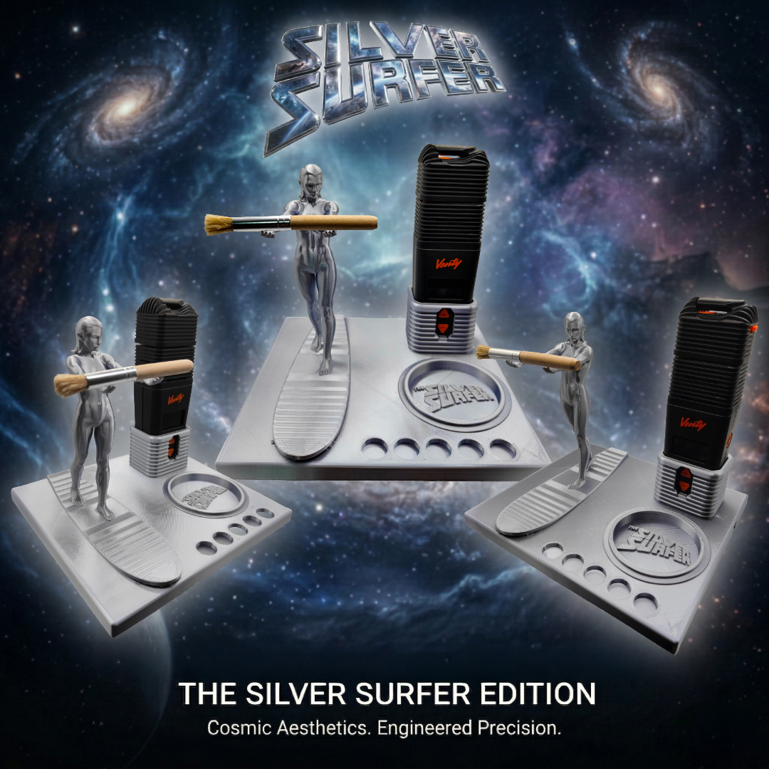 The Silver Surfer Inspired 3d Printed Vape Stand For Various Devices