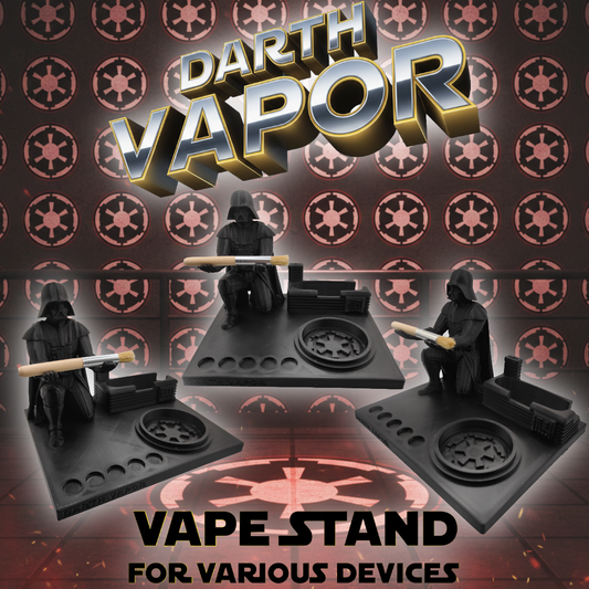 DARTH VAPOR - Star Wars Inspired 3d printed Stand For Various Devices