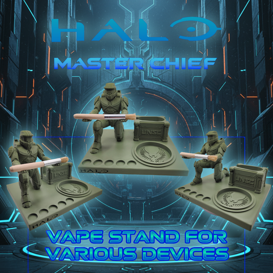 HALO - MASTER CHIEF Inspired 3d Printed Stand For Various Devices